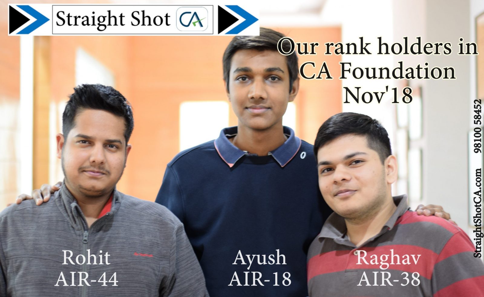 CA Foundation Rank Holders